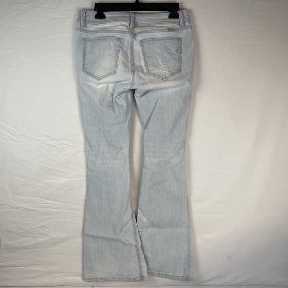 Miss Me Jeans Women's Size 29 Flare Leg Light Wash Cotton Stretch Y2K - Picture 4 of 16